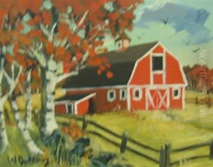 Red Barn by Wilfred Molson Barnes