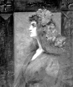 Portrait Of Mrs. Gordon Crawford by Alice Pike Barney