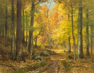 Path Through The Trees by Frank A. Barney