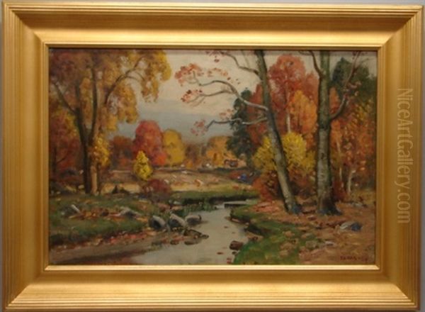 Autumn Woodland Landscape - view 1