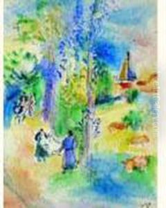 Paysage Du Limousin by Jean Alfred Adler