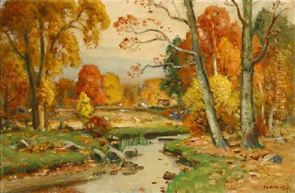 Autumn River Landscape - view 1