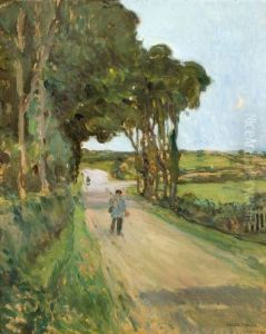 Retour De La Chasse, Saint-honore by Jules Adler