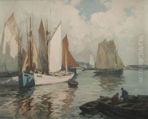 Voiliers Dans La Baie