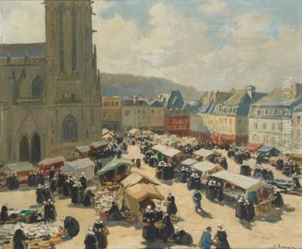 Place Du Marche A Concarneau - view 1