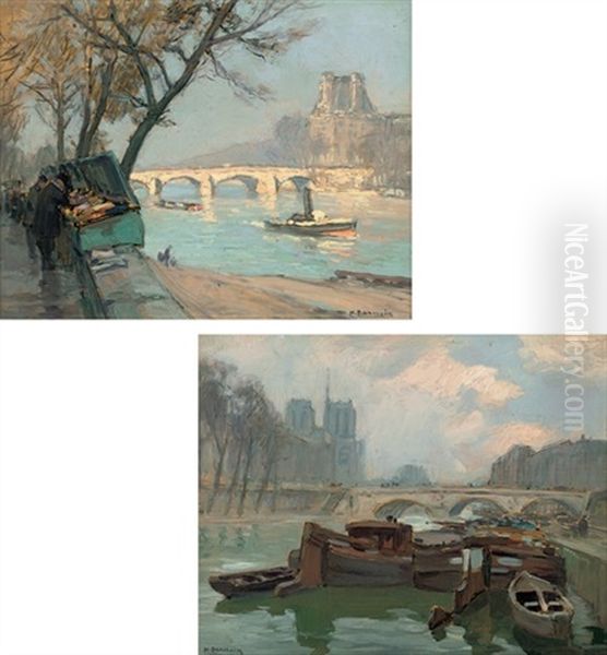 Pont Royal A Paris (+ Pont St. Michel; Pair) - view 1