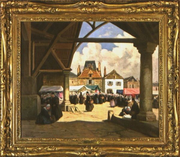 La Place Du Marche Du Faouet Vue Des Halles - view 1