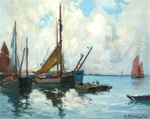 Thoniers Et Sardiniers by Henri Alphonse Barnoin