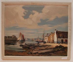 Thoniers Et Bateaux De Peche Au Port De Concarneau