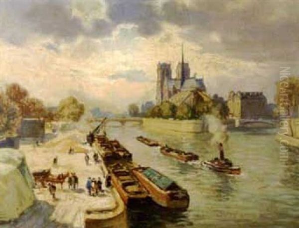 La Seine A Paris - view 1