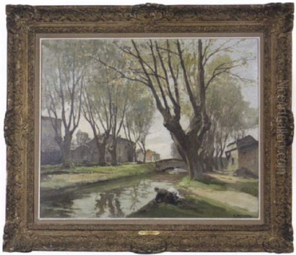 Lavandiere: Canal Des Alpilles - view 1