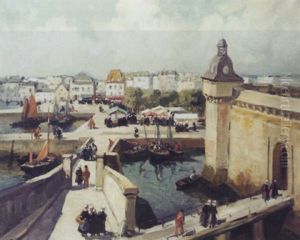 Jour De Marche A Concarneau Dans Les Bassins