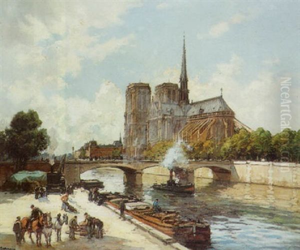 Les Quais A Notre-dame - view 1