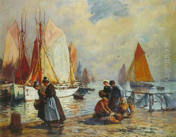Les Pecheurs Sur Les Quais - view 1