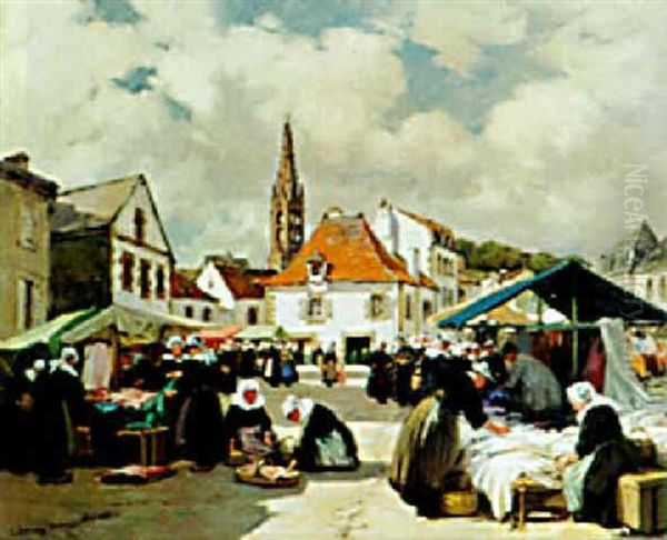 Scene De Marche A Pont-aven - view 1
