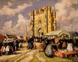 Marche De Bretagne by Henri Alphonse Barnoin