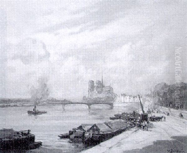 Paris, La Seine Et Notre-dame - view 1