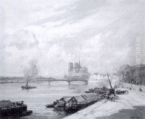 Paris, La Seine Et Notre-dame