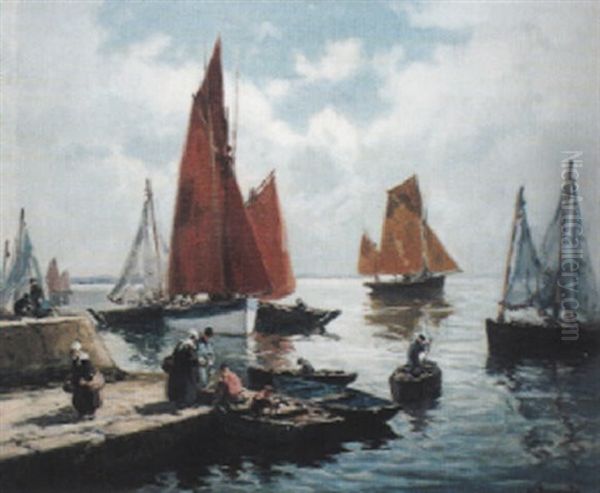 Retour De Peche - Thoniers Et Chaloupes Sardinieres Sous Voiles - view 1