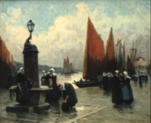 Barques Et Bretonnes Pres De La Fontaine