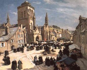 Pardon De Locronan by Henri Alphonse Barnoin