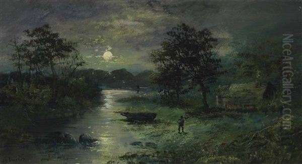 Moonlit Landscape - view 1