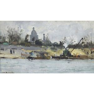 On The Thames by James Macdonald Barnsley