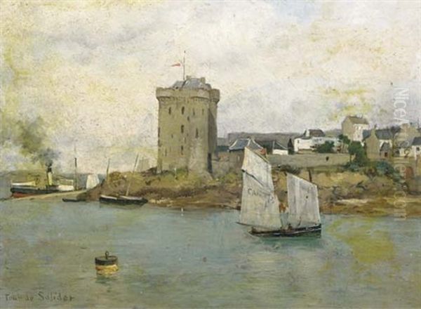 Tour De Solidor, France (winter Landscape, Study, Verso) - view 1