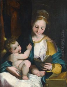 Madonna Mit Dem Kind by Federico Barocci