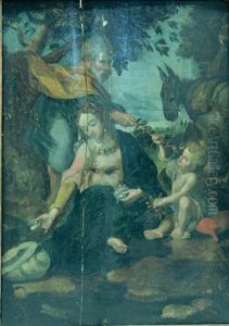 Le Repos De La Sainte Famille by Federico Barocci