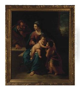 The Holy Family With The Infant Saint John The Baptist by Federico Barocci