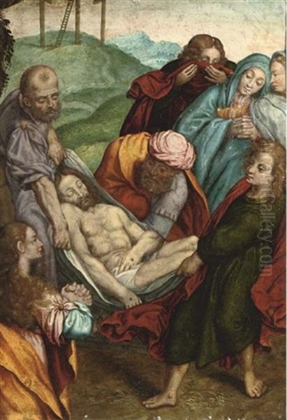 Christ Being Carried To The Tomb - view 1