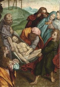 Christ Being Carried To The Tomb by Federico Barocci