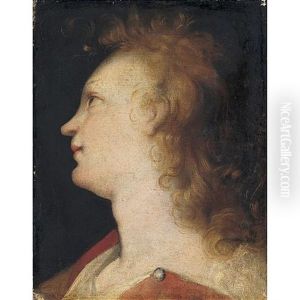 Study Of The Head Of The Angel Gabriel Study Of The Head Of The Angel Gabriel