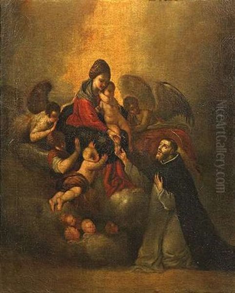 Rosenkranzmadonna Mit Dem Hl. Dominikus - view 1