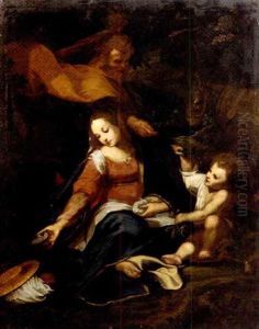 The Rest On The Flight Into Egypt by Federico Barocci