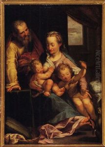 Madonna De La Gatta by Federico Barocci