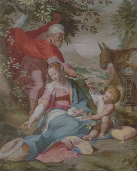 The Rest On The Flight Into Egypt - view 1