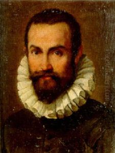 Portrait Of A Gentleman, Bust-length, In A Black Costume With A Ruff
