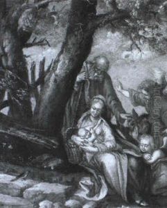 The Rest On The Flight Into Egypt by Federico Barocci