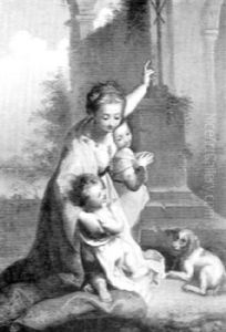 Mother With Two Children by Federico Barocci