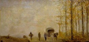 Paisaje Con Carreta