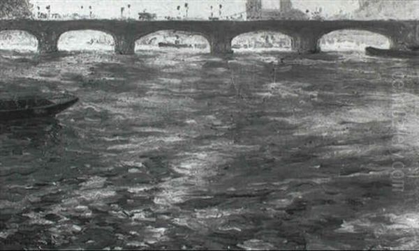 Le Pont D'austerlitz Vu De La Berge - view 1