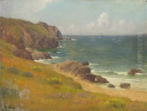 Mile Rock, Sea Cliff, San Francisco by William Barr