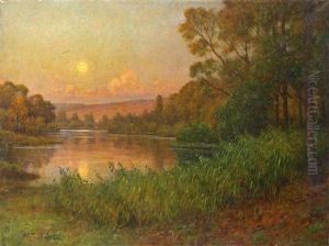 A Woodland Lake, California by William Barr
