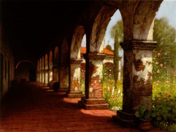 A Mission Courtyard In Bloom - view 1