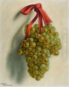 Still-life With Grapes by Aime Victor Barraud