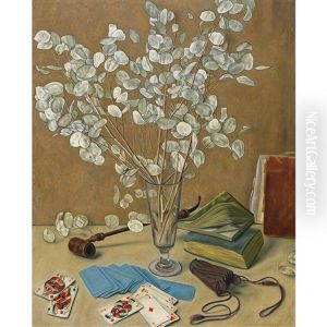 Stilleben Mit Spielkarten by Aime Victor Barraud