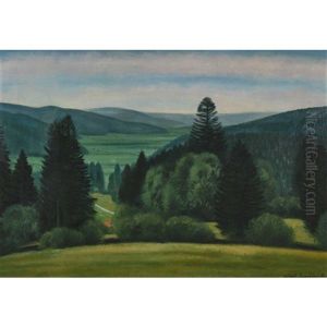 Paysage by Aime Victor Barraud