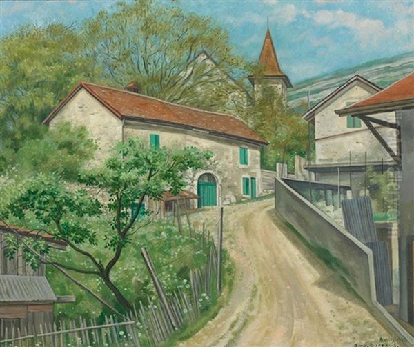 Sommerliche Wegpartie In Bossey - view 1